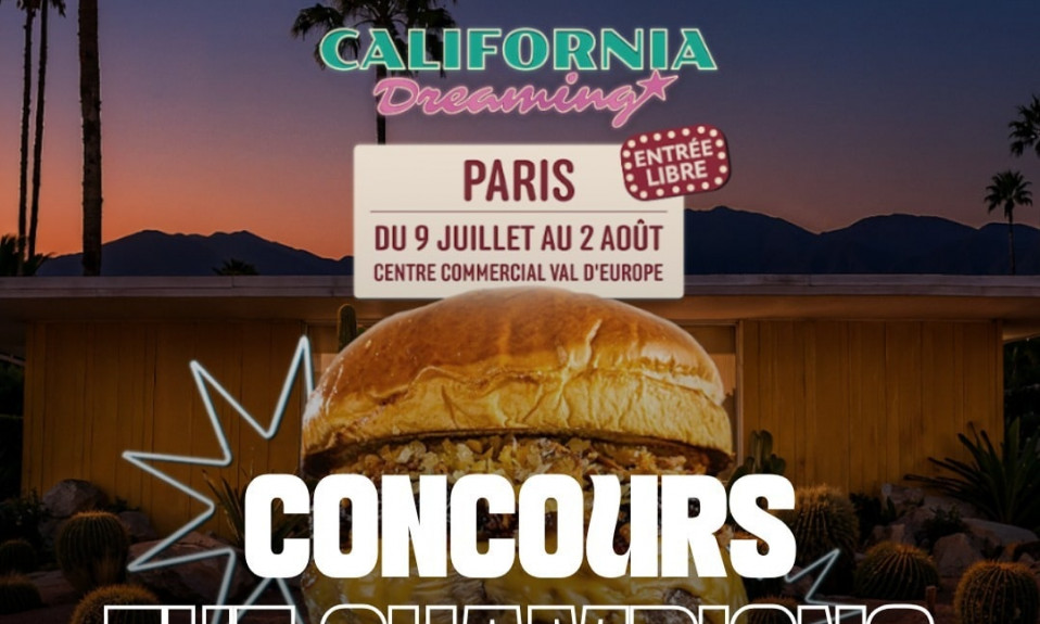 Affiche concours The Champions Burger Paris